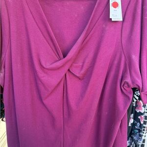 Lane Bryant Rich Purple Women's Blouse